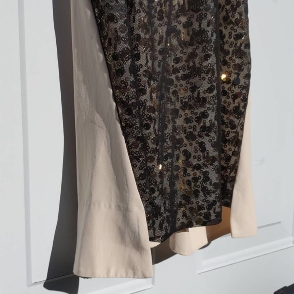 Rag & Bone Bahia Top Gold Sequin 100% Silk  Medium - Picture 12 of 17